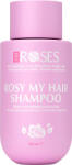 Nature of Agiva Roses Șampon revitalizant și regenerant cu apă naturală de trandafiri, 300 ml