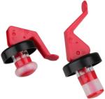 FACKELMANN Capace pentru sticle Fackelmann 49569, 2 unitati, plastic, rosunegru (49569)