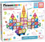 PicassoTiles Constructor magnetic Picasso Tiles STEM - Cu 2 figurine, 121 piese (PT121) Jucarii de constructii magnetice