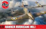 Airfix Model Airfix de asamblare - avion militar: vânător britanic Hawker Hurricane Mk. I (AIR02067A)