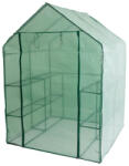 Strend Pro Melegágy, Strend Pro Garden X098, 142 x 142 x 193 cm, PE fólia, UV-álló, fémvázas, 4 polcos, feltekerhető nyílással (TC2172015) (TC2172015)
