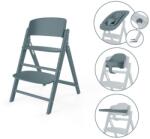 Cybex Scaun masa bebe cu sezlong inclus Cybex Click & Fold 4 in 1 Stone Blue, de la nastere, pliabil, reglabil, evolutiv (524000881) Scaun de masa bebelusi, inaltator