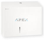 Merida BSB101 Toalettpapír tartó, rozsdamentes, szálcsiszolt, FEHÉR midi