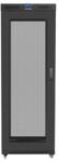 Lanberg 19" szabadon álló rack szekrény 27U/800X1200 lapraszerelt perforált ajtó, LCD kijelző, fekete FF01-8227-23BL (FF01-8227-23BL)