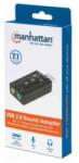 Manhattan 152341 Manhattan Sound Card Hi-Speed USB 3D virtual 7.1 with adjustable volume - mallbg Звукови карти