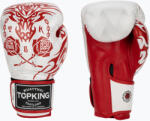 Top King Боксови ръкавици Top King Boxing Dragon red/white