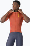 Castelli Мъжка тениска за колоездене Castelli Drittone Logo paprika/mango mojito