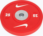 Nike strength Бъмпър тежести Nike Strength Pro Urethane Bumper Plates 25 kg red/white