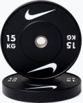 Nike strength Бъмпер тежести Nike Strength Rubber Bumper Plates 15 kg black/white