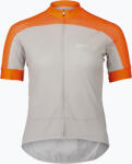 POC Tricou de ciclism pentru femei POC Essential Road Logo zink orange/granite grey
