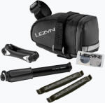 Lezyne Geantă de bicicletă sub șa + set de reparații Lezyne M-Caddy - Sport Kit 0, 5 l black/black