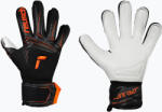 Reusch Mănuși de portar pentru copii Reusch Attrakt Advance Finger Support Junior black/shocking orange
