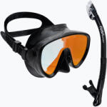 TUSA Set de scufundări Mască + Snorkel negru UC-1625P