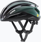 uvex Cască de bicicletă UVEX Surge Aero MIPS black/sage green matt