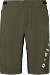 Oakley Pantaloni scurți de ciclism pentru bărbați Oakley Free Ride army green
