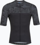 Rogelli Tricou de ciclism pentru bărbați Rogelli Camo Jersey black/grey