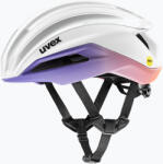 uvex Cască de bicicletă UVEX Surge Aero MIPS white/lilac apricot matt