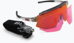Bliz Ochelari de soare Bliz Breeze transparent dark grey/brown red multi