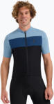 Rogelli Tricou de ciclism pentru bărbați Rogelli Core Block black / blue / dark blue