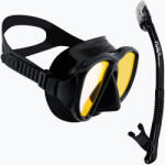 TUSA Mască + Snorkel Set de scufundări POWERVIEW negru UC 2425 MQB