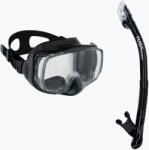 TUSA Mască + Snorkel set negru UC-3325P