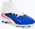 Nike Încălțăminte de fotbal pentru copii Nike Phantom 6 High Club FG/MG racer blue/white/pink blast