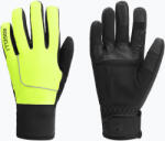 Rogelli Mănuși de ciclism pentru bărbați Rogelli Essential Winter Waterproop fluor yellow