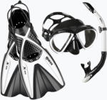 mares X-One Marea set de scufundări alb și negru 410794