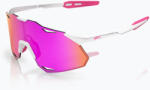  Ochelari de soare 100% Hypercraft XS matte white/pink/hiper vital pink mirror