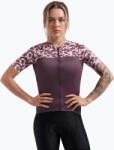 Rogelli Tricou de ciclism pentru femei Rogelli Essential Graphic burgundy/coral
