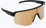 SPECT Eyewear Ochelari de ciclism Red Bull Spect Dakota din cauciuc negru/fumuri cu oglindă aurie