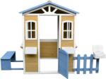 Ginger Home Дървена детска къща Ginger Home - Бяло-синя (C351)