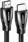 UGREEN 8K HDMI kábel fonott burkolattal, 48Gbps, 2m - Fekete
