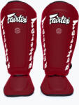 Fairtex levehető In-Step sípcsontvédő, más néven sípcsontvédő. "Twister" piros
