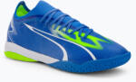 PUMA Férfi PUMA Ultra Match IT futballcipő ultra kék/puma fehér/pro zöld