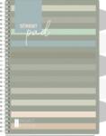STREET Тетрадка Street Pad, А4, сп, PP, 100л, ШР, ленти/з (30655-А-STRIPES ЗЕ)