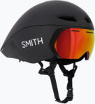 Smith Optics Jetstream TT matt fekete/kromapop piros tükör/tiszta kerékpáros sisak