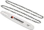 Powermat Láncfűrész Vezetőlemez és 2 db Lánc Szett - 12" (30 cm), 3/8", 1.3 mm - Univerzális (PM1453) (POW-PM1453)