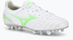 Mizuno Férfi futballcipő Mizuno Morelia Neo IV Pro Mix fehér/neonzöld/hűvös szürke 3c