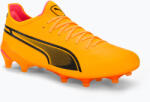 PUMA King Ultimate Fg/Ag sun stream/puma black/sunset glow futballcipő