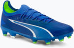 PUMA Ultra Ultimate FG/AG férfi futballcipő ultra kék/puma fehér/pro zöld