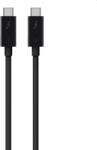 Belkin Limited Belkin Cable, Thunderbolt 3, C-c, 40gbps, . 8m, Black, 5a