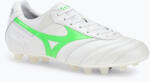 Mizuno Morelia II Japan Md fehér/neonzöld/galaxis ezüst férfi futballcipő