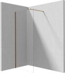 Deante Prizma Walk-in zuhanyfal 80x195 átlátszó üveggel, szálcsiszolt bronz profilszín KTJ C38P (KTJ_C38P)