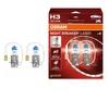 OSRAM NIGHT BREAKER® LASER H3 fényszóróizzó, 12V/55W, 3750K, természetes fehér fényű, akár +150% fényerő, 150m fénycsóva, PK22s fejeléssel, Duo-Box 4062172388160 (4062172388160)