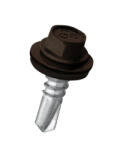 Koelner RAL 7016 antracit hatlapfejű önfúró csavar Lemezhez (Fűző) + EPDM alátét 4, 8x19 mm (06205)