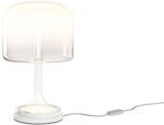 Maytoni Veioza Spirito MOD286TL-L8W3K, 13W LED, H28cm, metal alb, sticlă albă (MOD286TL-L8W3K)