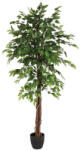 Atmosphera Créateur d'intérieur Ficus artificial Atmosphera cu ghiveci decorativ, 185 cm, verde (JJ-110341)