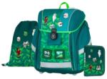 KARTON P+P Minecraft Playworld Premium Light iskolatáska szett fiúknak, tornazsákkal és tolltartóval, zöld