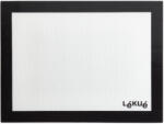 Lékué Silicone Baking Mat sütőlap és gyúrólap, 60x40cm, platina szilikon, áttetsző/fekete